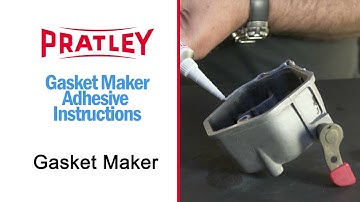 Pratley Gasket Maker - RTV Silicone (Grey) Instructions