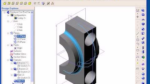 Alibre Design:  Features and the Design Explorer