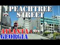 Peachtree Street - Atlanta's LONGEST Street - Downtown Atlanta to Buford - 4K Street Drive