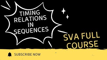 Timing Relations in sequences || Usage of ## operator in system verilog explained || All about VLSI