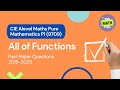 Learn All About Functions in CIE Alevels Pure Math (9709) P1