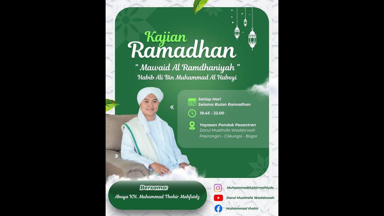 🔴LIVE || Kajian Kalam Al Habib Ali Al Habsyi Malam Ke-9 Ramadhan || Rabu, 26 Februari 2026