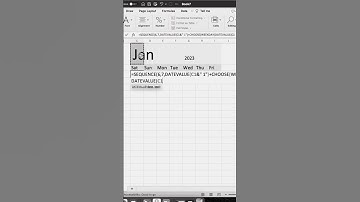 📆  CREATE CALENDAR IN EXCEL || Latest function in Excel