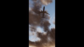 Aircraft through the clouds