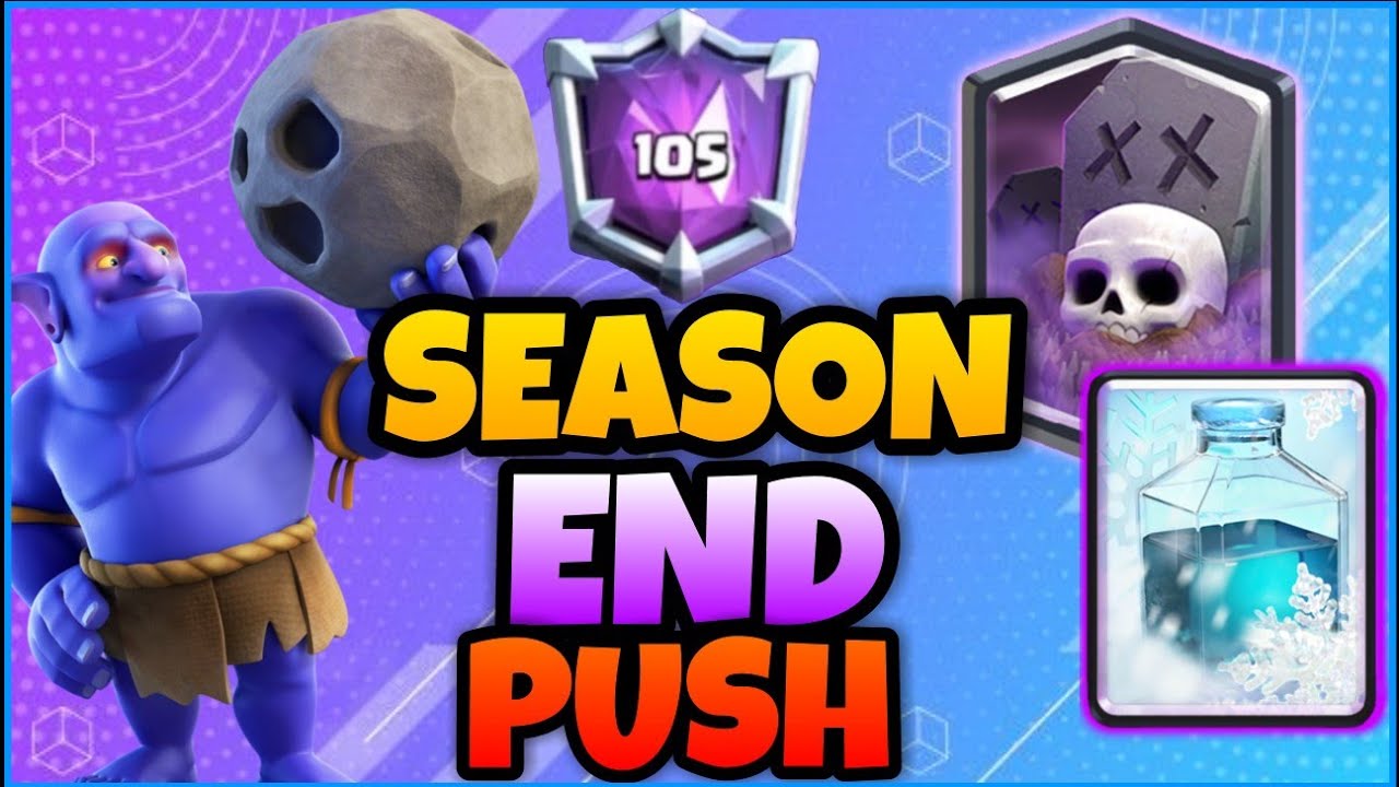 8300 Trophies with GRAVEYARD FREEZE DECK CLASH ROYALE YouTube