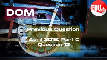 Previous Question Paper Discussion | ME304 DOM | April 2018 | Part C |Qn 12 |KTU |B.Tech |Semester 6