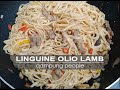 Pasta Linguine Olio Lamb | Sepeket tak cukup untuk 4 beranak dek...