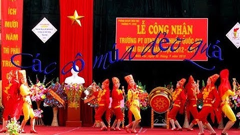 LỄ CÔNG NHẬN TRƯỜNG ĐẠT CHUẨN QUỐC GIA CỦA TRƯỜNG PTDT NỘI TRÚ MÈO VAC TỈNH HÀ GIANG