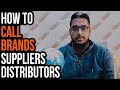 How to contact brands suppliers  distributors in wholesale fba