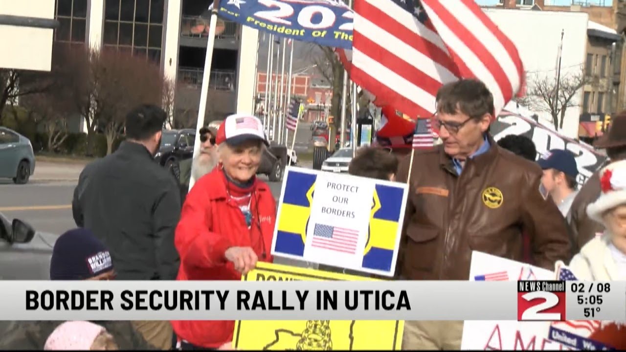 Border Security Rally in Utica - YouTube