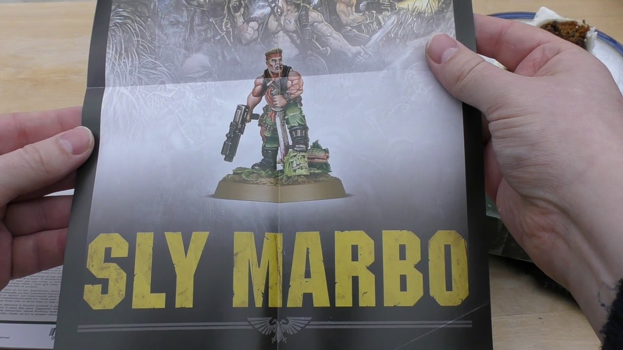 Sly Marbo   Unboxing WH40K