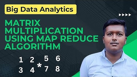Matrix multiplication using Map Reduce | Big Data Analytics | Sem 8 | Mumbai University