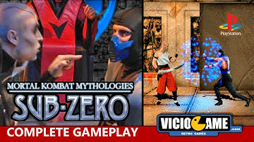 🎮 Mortal Kombat Mythologies: Sub-Zero (PlayStation) Complete Gameplay