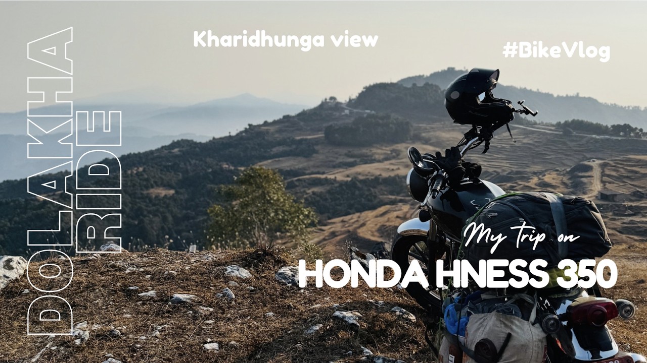 🎬Ride to Dolakha | Honda H’ness 350 Raw Exhaust Note | iPhone 15 Pro Max Cinematic