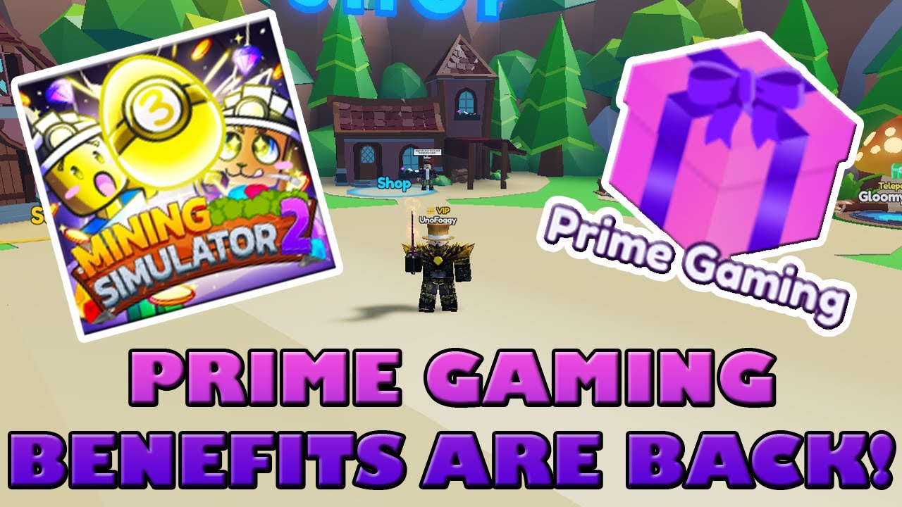 HOW TO CLAIM THE PRIME GAMING BENEFITS - Roblox Mining Simulator 2 