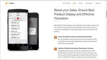Field mobile data collection software for reps