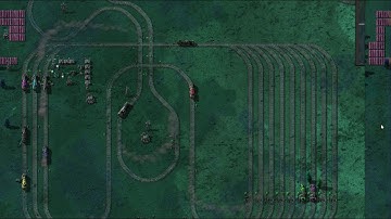 Factorio train signal test 45fps