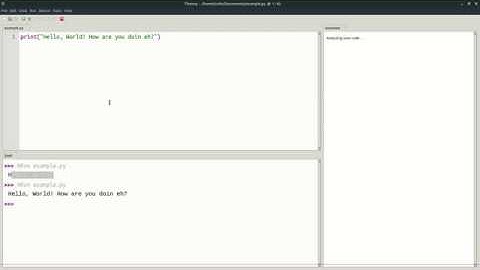 WCLN - Computer Science 11 - Intro to Thonny