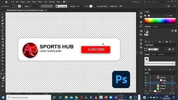 How To Make Animated Subscribe Button For YouTube Channel | Adobe Illustrator  Tutorial + Downloads