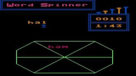 ATARI 8BIT XL XE Word Spinner 600 ATARI 8BIT XL XE 400 600 800 1200