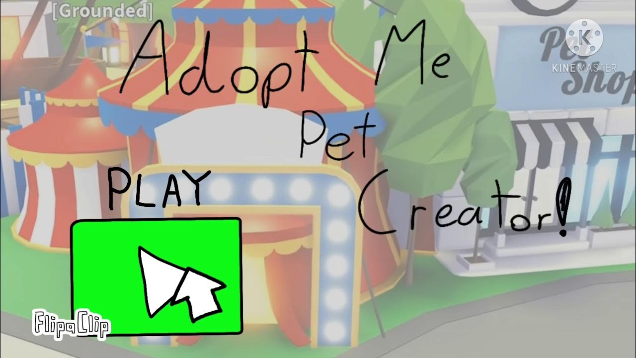 Adopt me pet creator game! (Flipaclip) YouTube