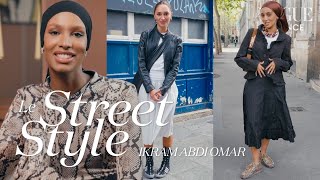 Ikram Abdi breaks down vintage looks worn by Parisians this fall | Street Style | Vogue France