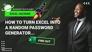 Excel Hacking: Turn Excel into a Password Generator!