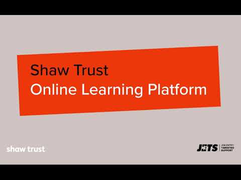 Studying a CPD on the Shaw Trust Online Learning Platform
