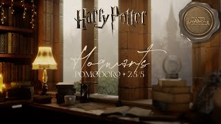 Study at the Hogwarts ✧˖°Pomodoro 25/5 🔔  2 hours🦉Harry Potter inspired
