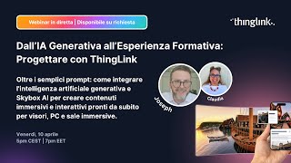 Dall’IA Generativa all’Esperienza Formativa: Progettare con ThingLink 📱