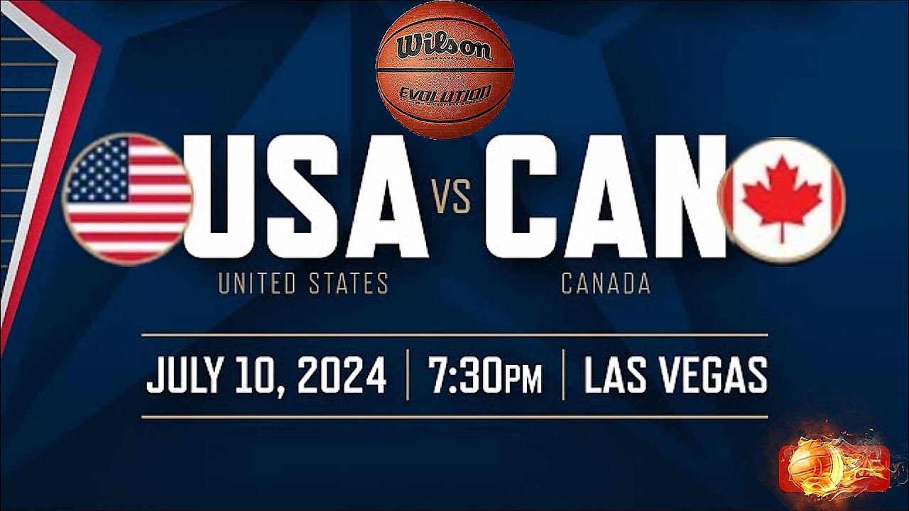 OLYMPIC BASKETBALL TUNEUP GAME │ USA vs CANADA │ Livescore YouTube