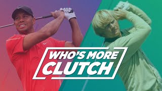 Who's More Clutch: Tiger Woods Or Jack Nicklaus? Who's More Clutch: Tiger Woods Or Jack Nicklaus?