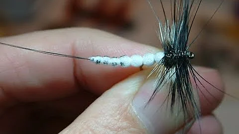 Tying a Spent Gnat (MayFly) by Davie McPhail.