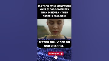10 People Who Manifested Over $1,000,000 in Less Than 24 Hours – Their Exact Strategies Part 16