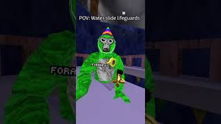 POV waterslide lifeguards🔥🔥 #gtag #gorillatagquest #gorillatag #vr