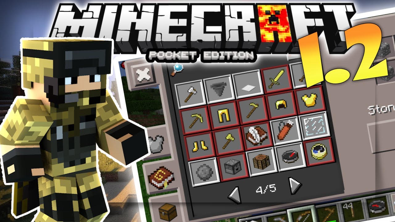 MINECRAFT PE 1.2 GAMEPLAY - MINECRAFT PE 1.2 RELEASE DATE -  MCPE 1.2.0 RELEASE DATE PREDICTION
