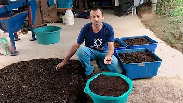 Como se produz húmus de minhoca?