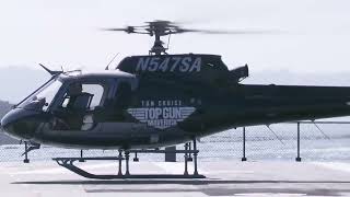 Tom Cruise comes in helicopters for Top Gun Maverick 2 Premiere