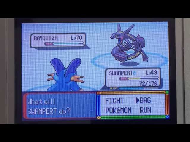 Shiny Hunting Rayquaza : r/PokemonEmerald