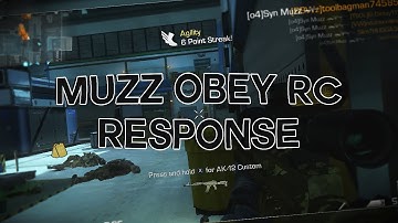 Syn Muzz: Final Obey Response #ObeyMulticodRC #FINALOBEYRCRESPONSE