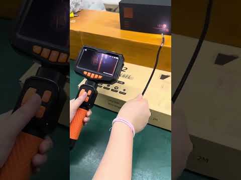 Ендоскоп Бороскоп P92 з поворотною головкою камерою 6 мм довжина кабеля 2м экран 5" дюймів IP68, видео 1