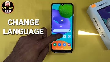 How To Change Language in Samsung  M32 5G | Samsung M32 5G Language Change | @akstech4u