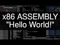 X86 assembly hello world