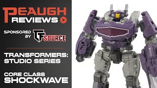 Video Review: Transformers Studio Series - Core Class SHOCKWAVE