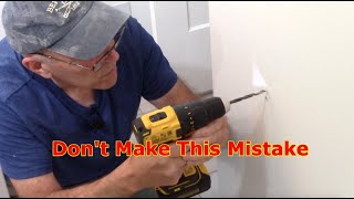 How To Install a Toilet Paper Holder