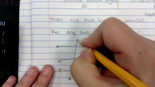 3-5 Part 1 Proving Lines Parallel