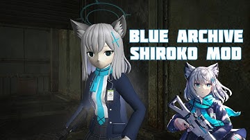 Blue Archive Shiroko mod for Resident Evil 4