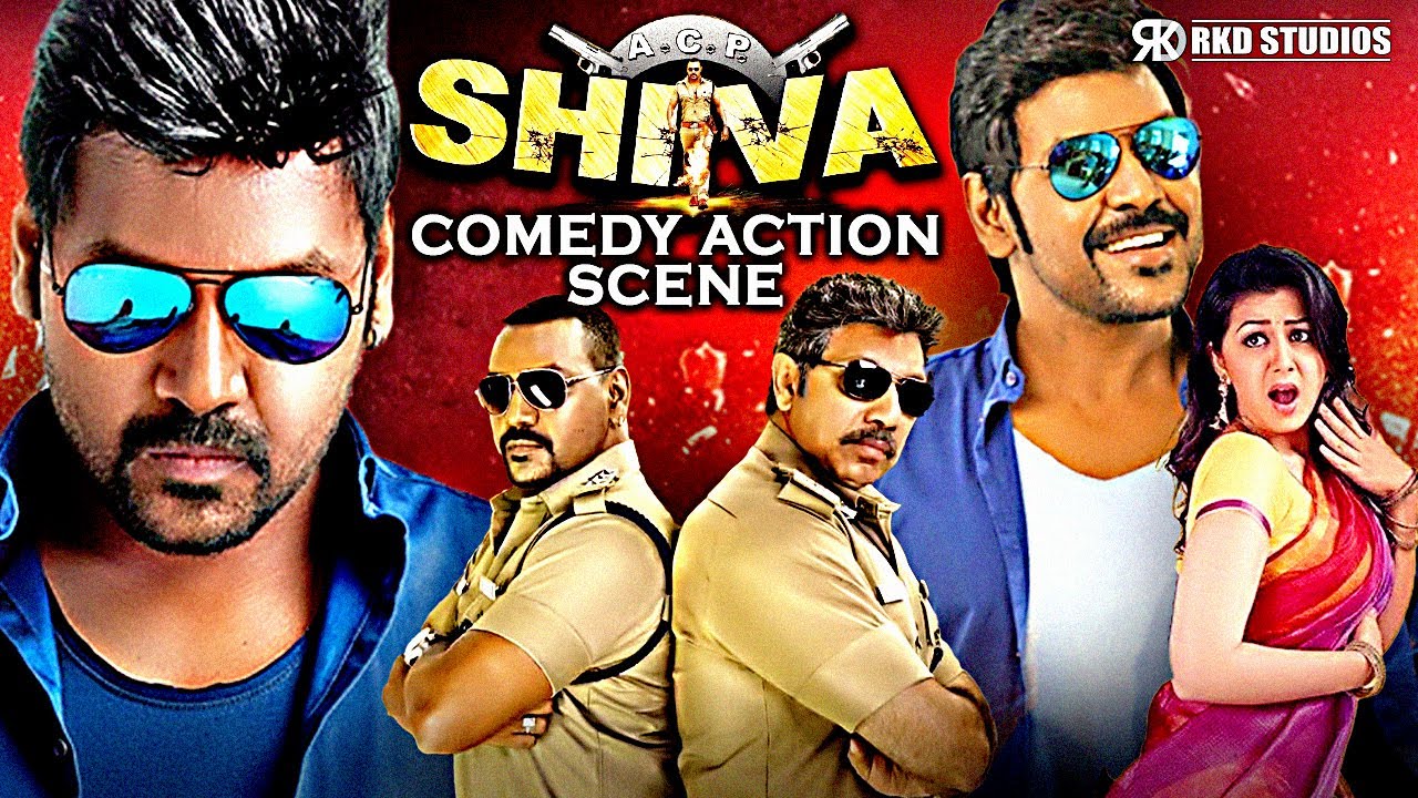 ACP Shiva Full Action Comedy Scene | Raghava Lawrence vs Ashutosh Rana ...