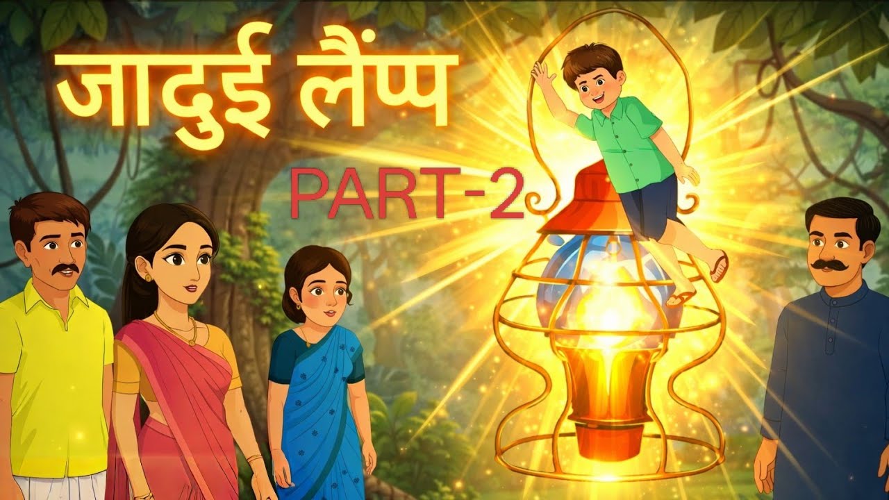 जादुई लैंप Part- 2| Jadui Lamp | Moral Series | Magical Story | Hindi Kahaniya | Tv Cartoon