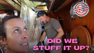 Fibreglass FAIL What not to do when fibreglassing? LOTS Boat work Episode 8